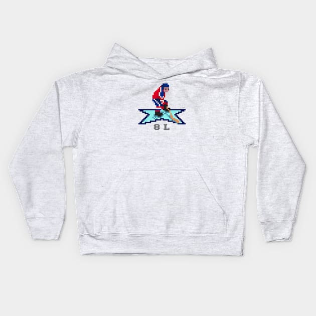 NHL 94 Shirt - WAS #8 Kids Hoodie by Beerleagueheroes.com Merch Store